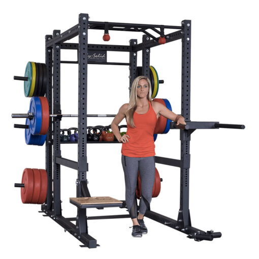 Body-Solid Pro ClubLine SPR1000 Power Rack Gym Package For Sale